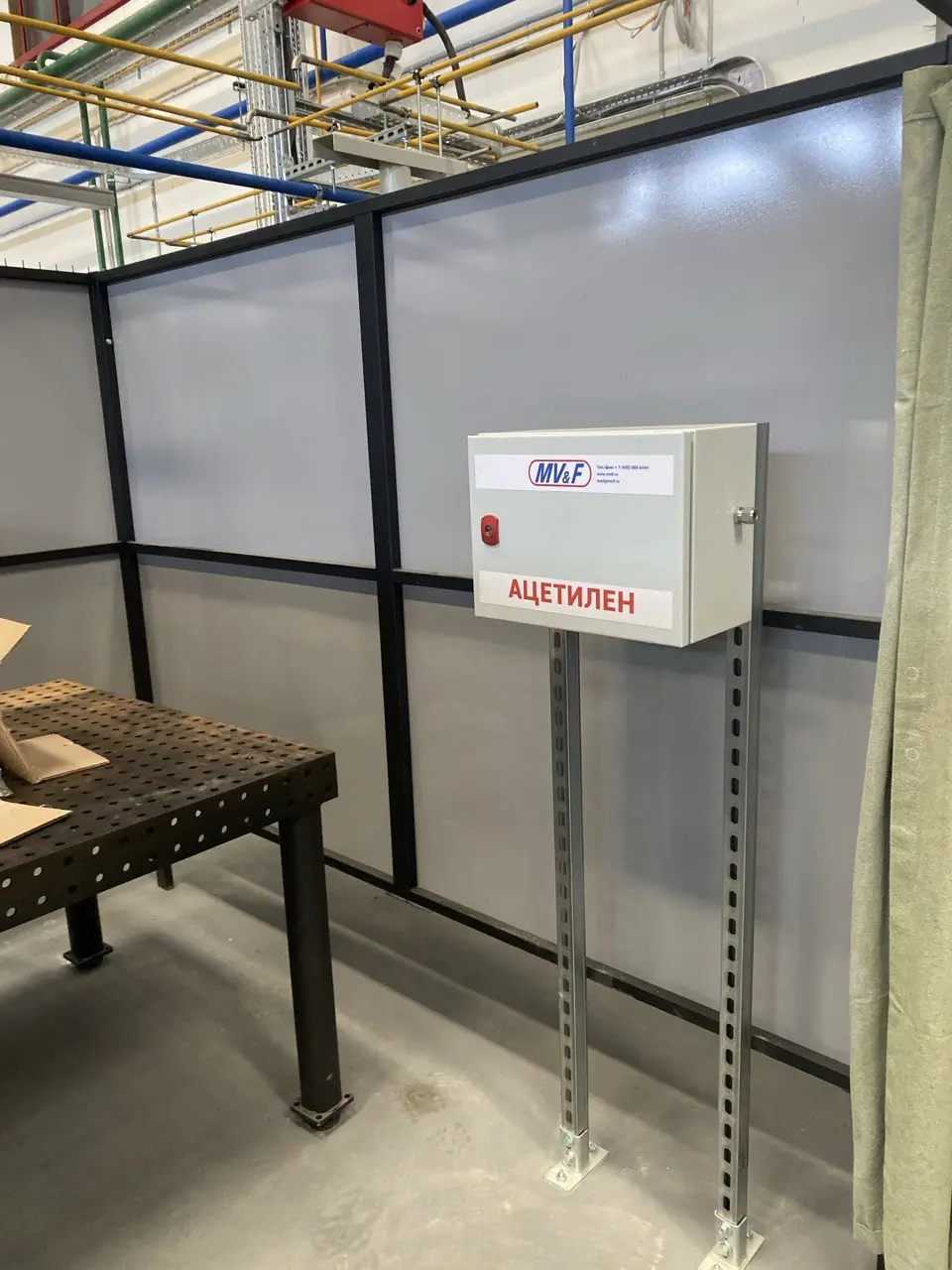 Монтаж оборудования и сетей технических газов для сварочного участка промышленного предприятия